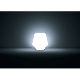 Veioza LED inteligenta Hue Wellness 4080130P7, 9.5W, 806lm, lumina calda / rece, alb + negru + variator