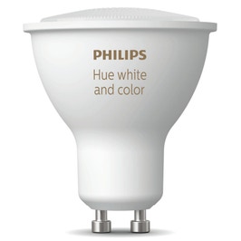 Bec inteligent LED Philips Hue spot GU10 4.3W lumina calda / rece / RGB, Bluetooth, dimabil, Wi-Fi
