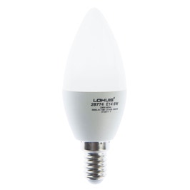 Bec LED Lohuis lumanare E14 6W 585lm lumina rece 6500 K, dimabil