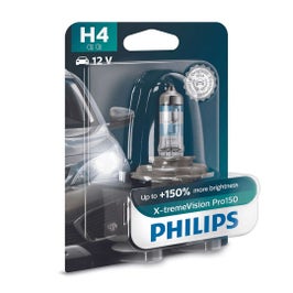 Bec auto pentru far, Philips X-tremeVision Pro150 H4, 60/55 W, 12 V