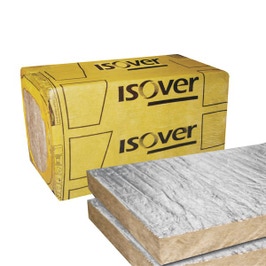 Vata minerala bazaltica Isover PLE caserata cu aluminiu 1000 x 600 x 50 mm
