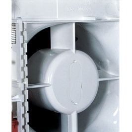Ventilator baie, axial, Vortice Punto M 150/6" A 11421, cu jaluzele automate, plastic, IPX4, 30 W, 2100 RPM, 335 mc/h, D 150 mm