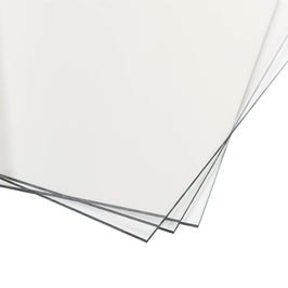 Placa policarbonat solid, transparent, 1250 x 513 x 2 mm