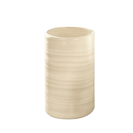 Pahar baie pentru igiena personala, Kleine Wolke Sahara 34141, ceramica, crem, 3 x 11 cm
