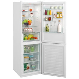 Combina frigorifica Candy CCE3T618FW, 342 litri, No Frost, clasa F, inaltime 185 cm, termostat reglabil, usi reversibile, alba