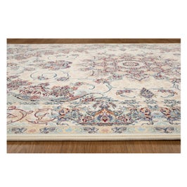 Covor living / dormitor Oriental Weavers Royal Tapis W 5506/GG3, 200 x 300 cm, polipropilena heat-set, crem + albastru, dreptunghiular