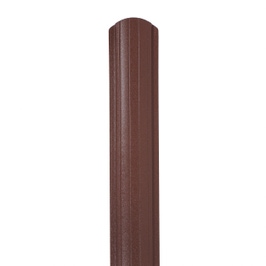 Sipca metalica cutata pentru gard, maro lucios (RAL 8017) wrinkle, 1500 x 101 x 0.45 mm