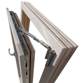 Fereastra lemn termopan, Kobezol, natur, 88 x 118 cm, dubla deschidere, dreapta