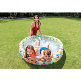 Piscina gonflabila, pentru copii, Intex Fishbowl, 132 x 28 cm
