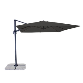 Umbrela soare, pentru terasa, Ravena, patrata, structura aluminiu-cantilever, antracit, 275 x 275 cm