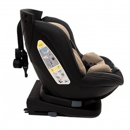 Scaun auto pentru copii, Kota Baby Massima Sicurezza KB03, rotativ, negru/crem, 0-18 kg, 0-4 ani, sistem Isofix