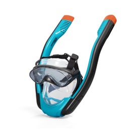 Masca de scufundare, Hydro Pro Bestway 24058, marime L/XL, silicon + ABS, albastru + negru