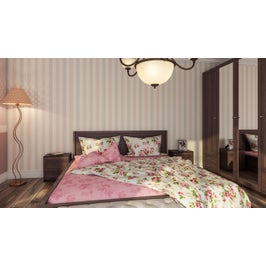 Pat dormitor Stefan DS17, matrimonial, furnir diverse culori, 180 x 200 cm, 3C