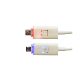 Cablu PNI-FC100 incarcare sincronizare USB 2.0 la Micro USB, 1 metru, alb