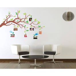 Sticker decorativ perete, camera copii, Copacul vietii, PT1454, 90 x 90 cm