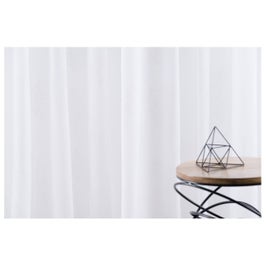 Perdea Mendola Fabrics, model Coraline, Jade, voile, alb, 290 cm