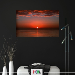 Tablou canvas Apus de soare, Picma, standard, panza + sasiu lemn, 60 x 90 cm