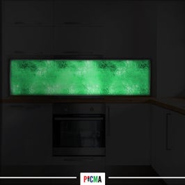 Panou decorativ bucatarie Splashback, compozit, luminescent, SPB 139, abstract, 4000 x 750 x 3 mm