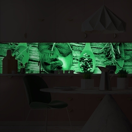Panou decorativ bucatarie Splashback, compozit, luminescent, SPB 169, condimente, 4000 x 750 x 3 mm