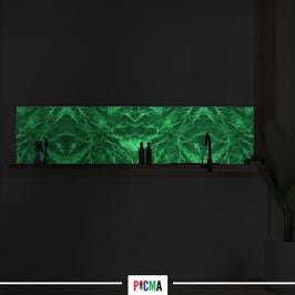 Panou decorativ bucatarie Splashback, compozit, luminescent, SPB 185, marmura, 2000 x 600 x 3 mm