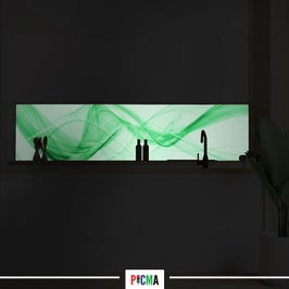 Panou decorativ bucatarie Splashback, compozit, luminescent, SPB 199, abstract, 4000 x 600 x 3 mm