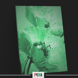 Tablou canvas luminos Floare abstracta, Picma, dualview, panza + sasiu lemn, 80 x 120 cm