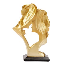 Statueta Love, Ella Home, rasina, auriu, 28 cm