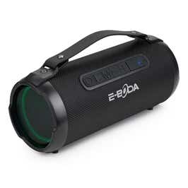 Boxa portabila E-Boda The Vibe 210, 80 W, USB, Bluetooth 5.0, radio FM, negru