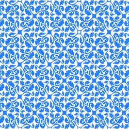 Fototapet vlies, Iconic Walls Blue Arabic ICWLP00107, 312 x 270 cm