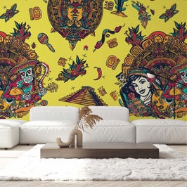 Fototapet vlies, Iconic Walls El Imperio Azteca ICWLP00341, 312 x 270 cm