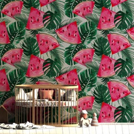 Fototapet vlies, Iconic Walls Watermelon Pops ICWLP00383, 312 x 270 cm