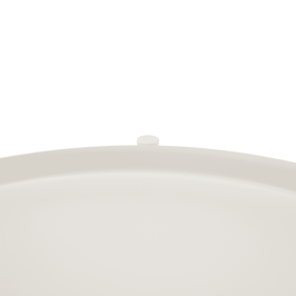 Masuta de cafea Fandor, rotunda, alb + crem, 45 x 45 x 60.5 cm, 1C