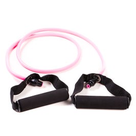 Banda elastica pentru fitness Maxtar, cu manere, rezistenta mica 3.2 kg, 1.2 m