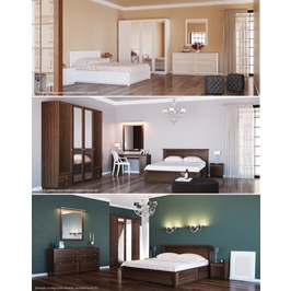 Dulap dormitor Stefan DS2, furnir diverse culori, 2 usi, cu oglinda, 105.5 x 55 x 225 cm, 2C