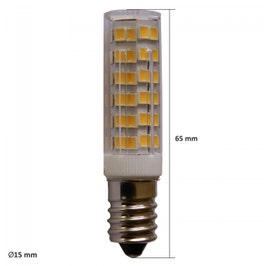 Bec LED Lohuis tubular E14 5W 495lm lumina rece 6500 K
