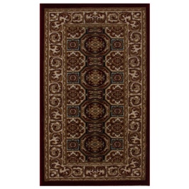 Covor living / dormitor Carpeta Atlas 1721-41355 polipropilena heat-set dreptunghiular bordo 60 x 110 cm