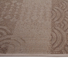 Covor living / dormitor Carpeta Delta 87031-43255, 80 x 150 cm, polipropilena heat-set, bej, dreptunghiular