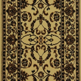 Covor living / dormitor Oriental Weavers Pronto W 33/X88, 80 x 140 cm, polipropilena, crem, dreptunghiular