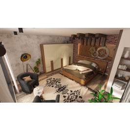Covor living / dormitor McThree Royal 7948 H901, 120 x 170 cm, polipropilena, crem, dreptunghiular