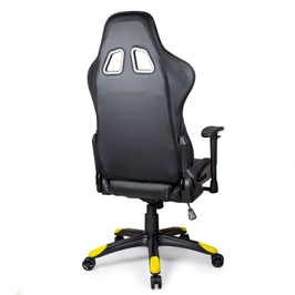 Scaun birou gaming Doctor Shield SV Racer, rotativ, imitatie piele, negru + galben, 1C