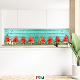 Panou decorativ bucatarie Splashback, compozit, luminescent, SPB 239, pepene rosu, 2000 x 750 x 3 mm