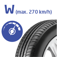 W (max. 270 km/h)